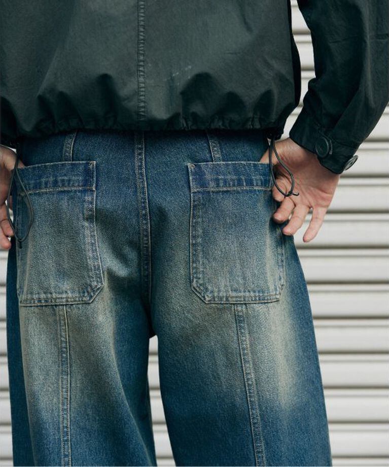JOURNAL STANDARD「バーティカルカット デニムベルテッド」|デニム|