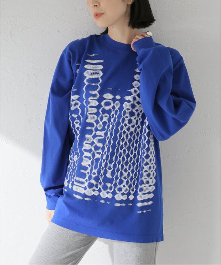 Oriens JOURNAL STANDARD「【b.Eautiful/ビューティフル】 Vapor Logo LS Shirt C010- LS-004/ C010- LS-」|Tシャツ・カットソー|ブルー A