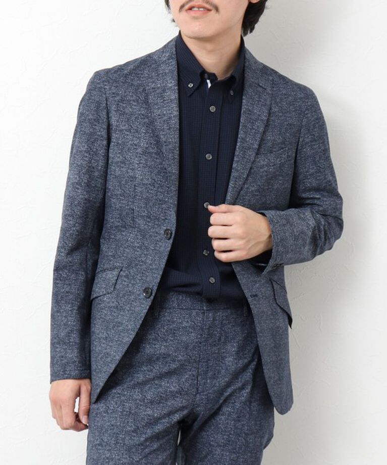 NOLLEY'S goodman「《セットアップ/ビジカジ対応》COOL DOTS/クールドッツ JK 25SS」|テーラードジャケット|インディゴブルー