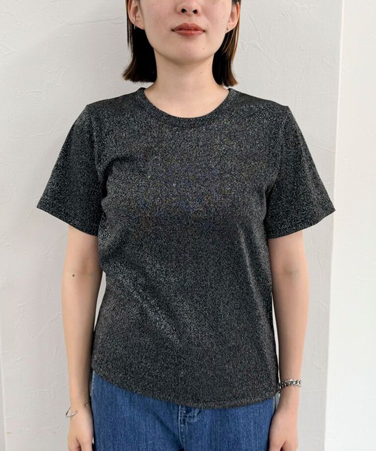 fredy emue「ラメテレコTシャツ」|Tシャツ・カットソー|