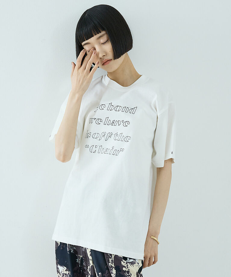 NOMINE「刺繍 ロゴ Tシャツ【予約】」|Tシャツ・カットソー|