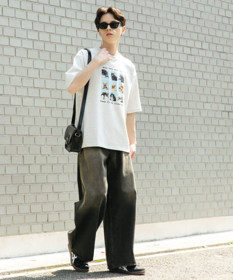 SENSE OF PLACE by URBAN RESEARCH「SENSE OF PLACE 『ユニセックス』Cat graphic Short-Sleeve T-shirts」|Tシャツ・カットソー|