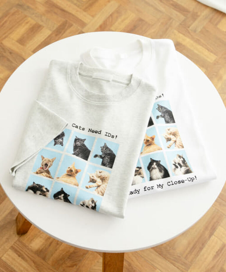 SENSE OF PLACE by URBAN RESEARCH「SENSE OF PLACE 『ユニセックス』Cat graphic Short-Sleeve T-shirts」|Tシャツ・カットソー|