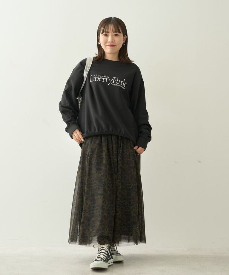 AMERICAN HOLIC「【WEB限定・小柄女性向け】チュールギャザースカート」|スカート|