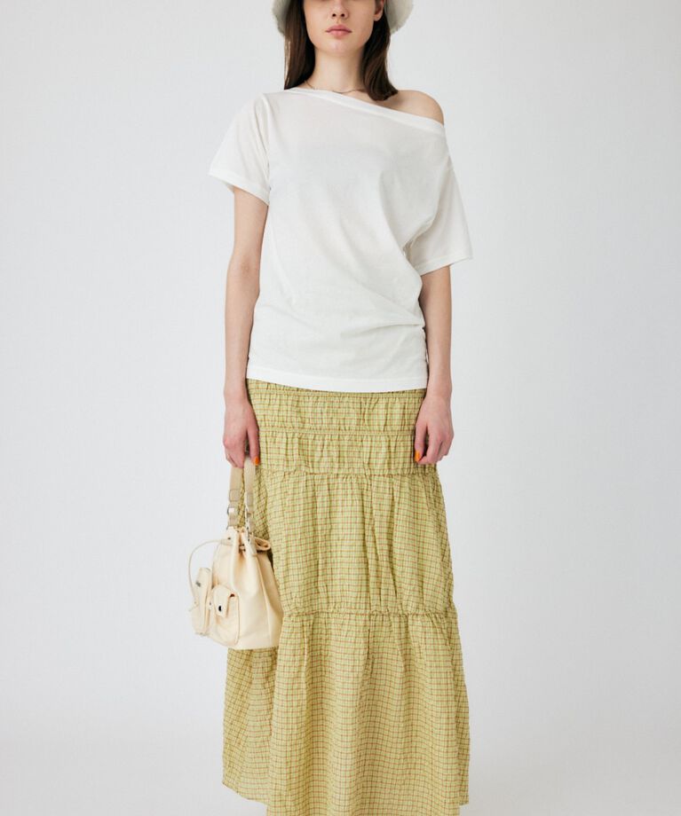 MOUSSY「SHIRRING スカート」|スカート|GRN