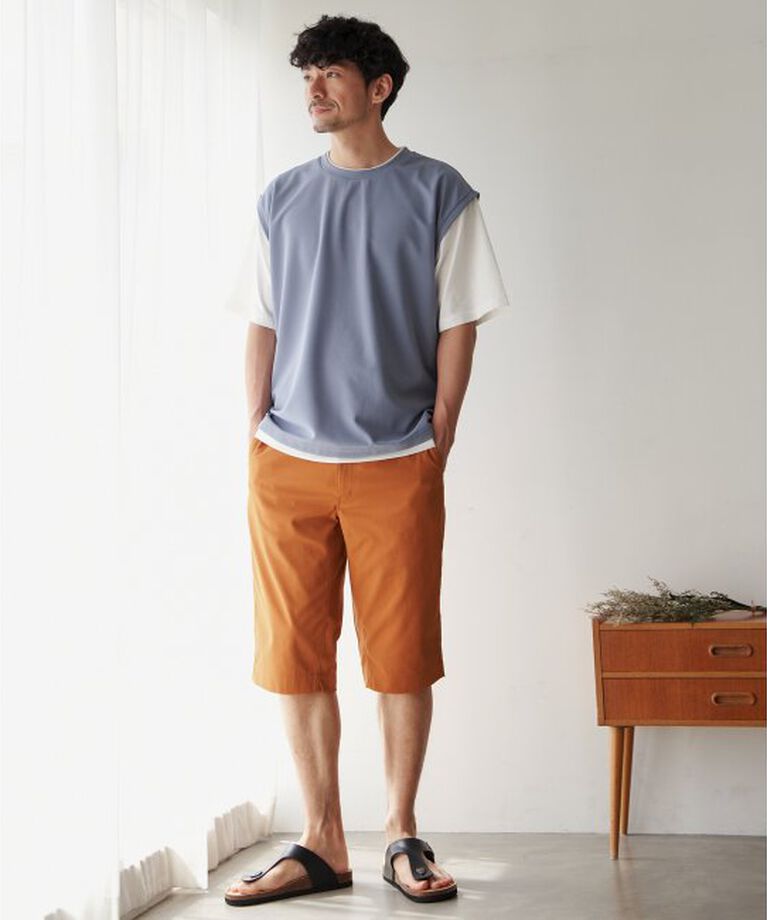 ikka「【接触冷感／吸水速乾】マルチファンクションベストT【親子おそろい】」|Tシャツ・カットソー|