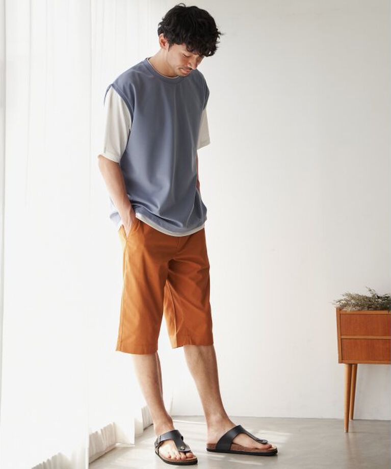 ikka「【接触冷感／吸水速乾】マルチファンクションベストT【親子おそろい】」|Tシャツ・カットソー|