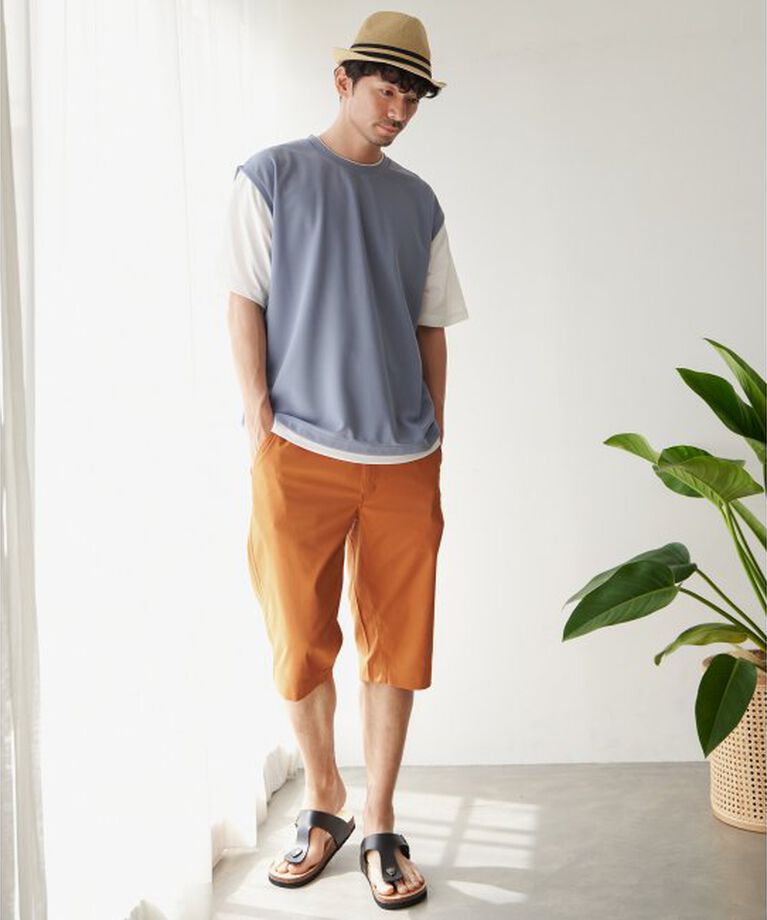 ikka「【接触冷感／吸水速乾】マルチファンクションベストT【親子おそろい】」|Tシャツ・カットソー|