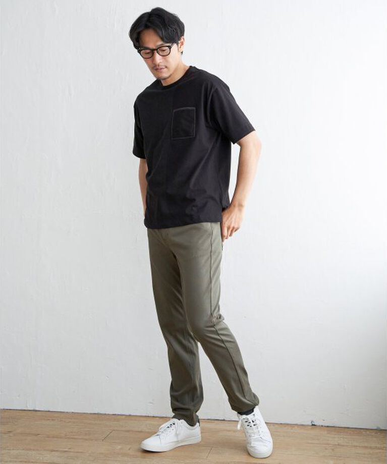 ikka「ストライプＭＩＸポケットＴ」|Tシャツ・カットソー|