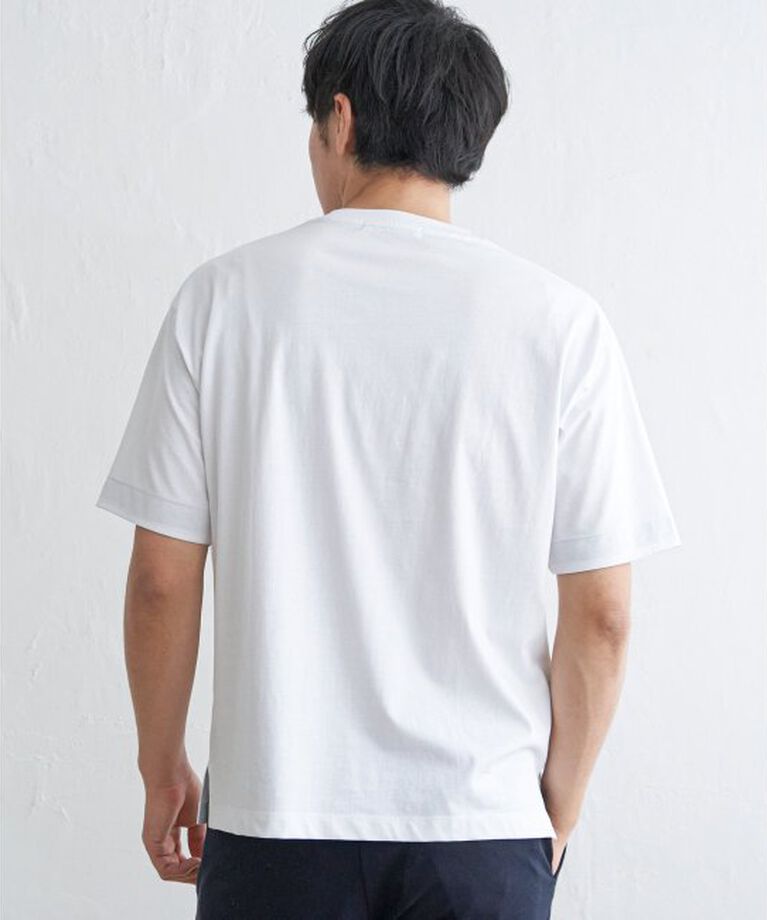 ikka「ストライプＭＩＸポケットＴ」|Tシャツ・カットソー|