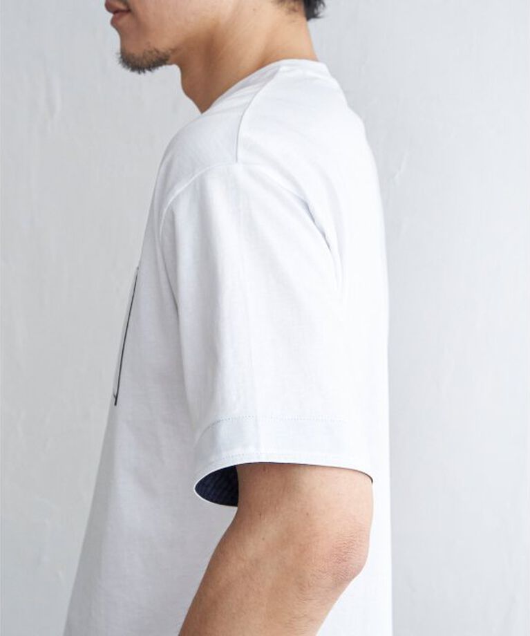 ikka「ストライプＭＩＸポケットＴ」|Tシャツ・カットソー|