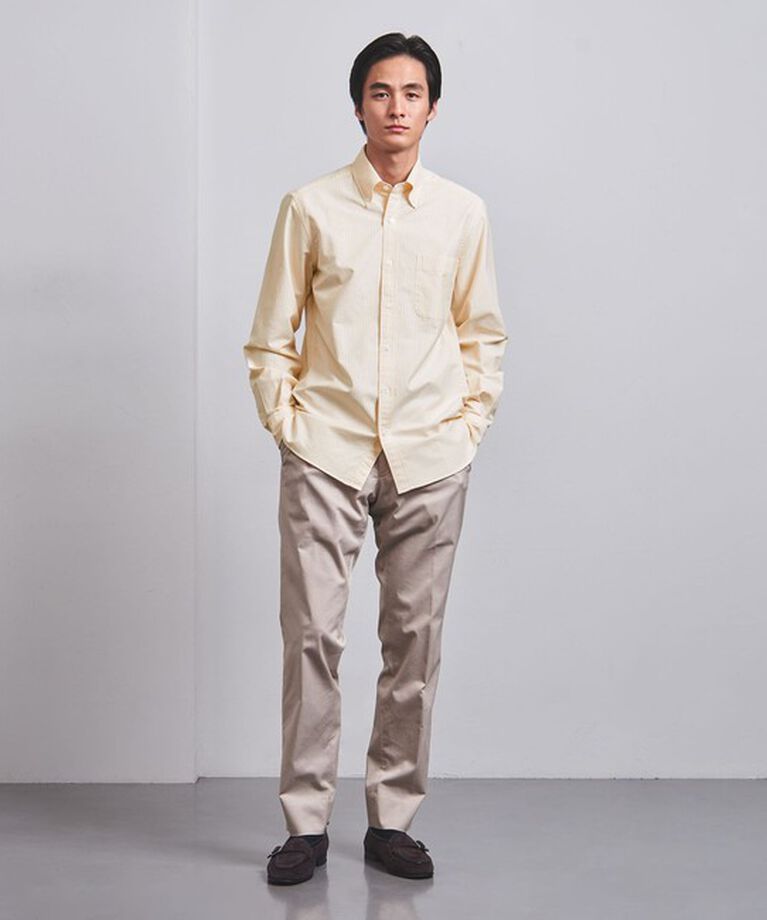 UNITED ARROWS「オーガニックコットン オックスフォード ストライプ ボタンダウン シャツ」|シャツ・ブラウス|