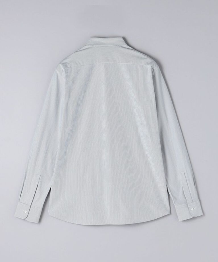 UNITED ARROWS「タイプライタージャージ ストライプ セミワイドカラー シャツ COMFORT EASY―MODEL―抗菌防臭―」|シャツ・ブラウス|