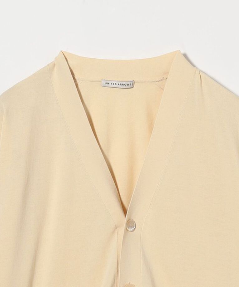 UNITED ARROWS「クレープ コットン カーディガン」|カーディガン|