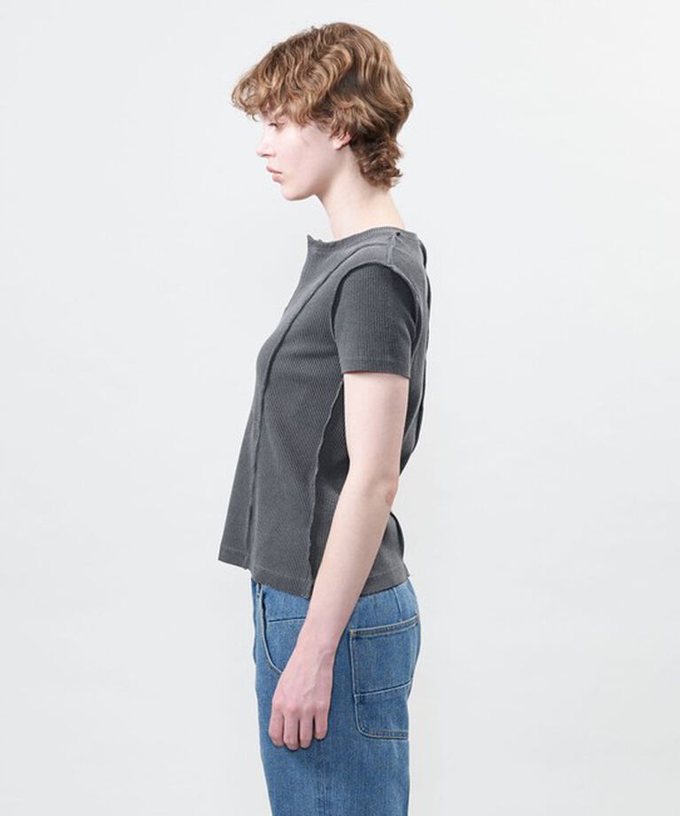 ASTRAET「＜ASTRAET＞リブ キーネック カットソー」|Tシャツ・カットソー|