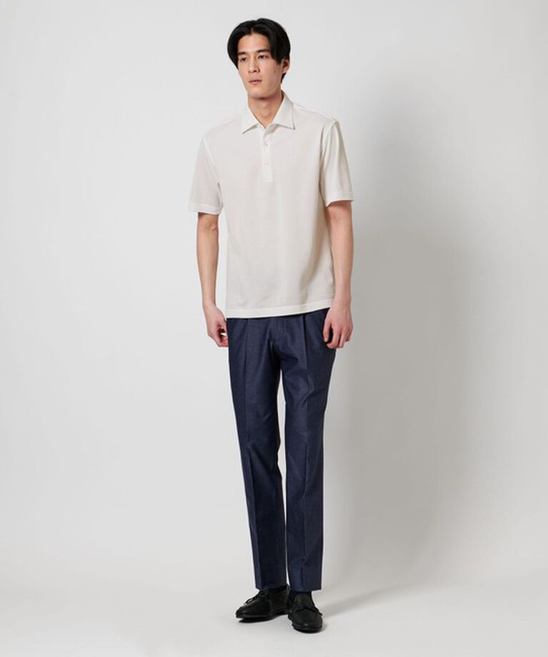 UNITED ARROWS「カノコ ワンピースカラー ポロシャツ COMFORT EASY-MODEL -抗菌防臭-」|ポロシャツ|