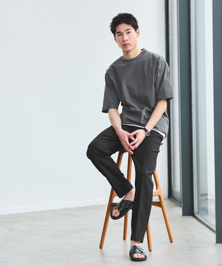 UNITED ARROWS green label relaxing「WONDER CLOTH クルーネック 半袖 Tシャツ -ストレッチ・接触冷感・吸水速乾-」|Tシャツ・カットソー|
