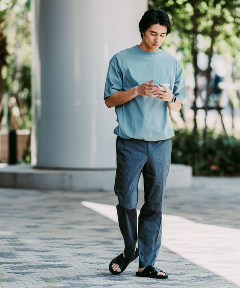 UNITED ARROWS green label relaxing「WONDER CLOTH クルーネック 半袖 Tシャツ -ストレッチ・接触冷感・吸水速乾-」|Tシャツ・カットソー|