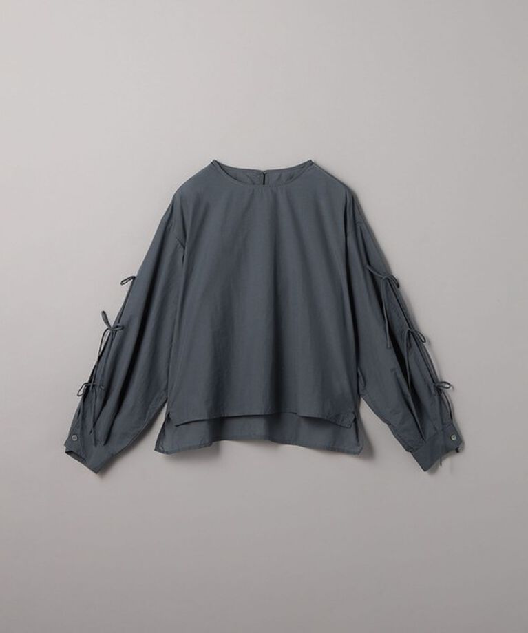 BEAUTY&YOUTH UNITED ARROWS「【WEB限定】ナイロンコットン リボンスリーブブラウス -ウォッシャブル-」|シャツ・ブラウス|