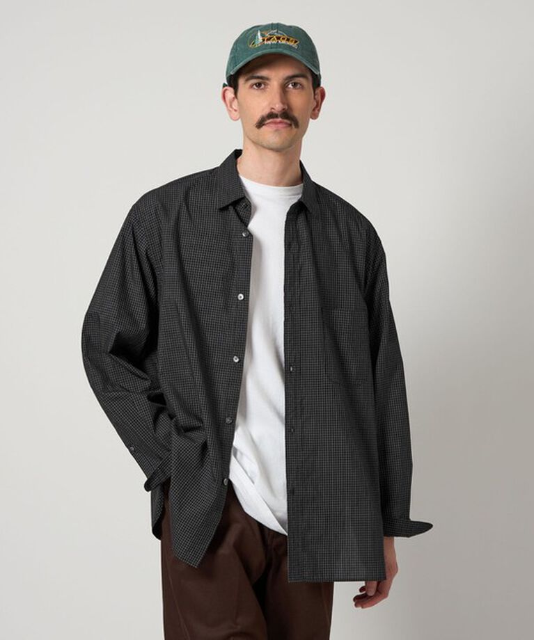 STEVEN ALAN「＜Steven Alan＞ C/L/S チェック レギュラーカラー シャツ ALINE LOOSE」|シャツ・ブラウス|