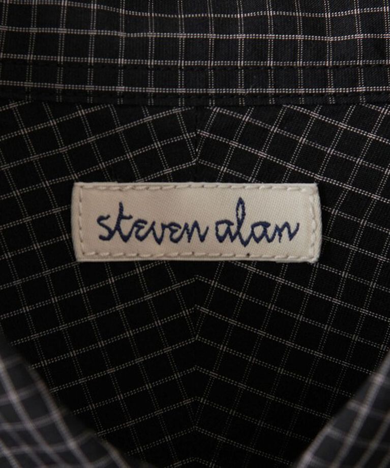 STEVEN ALAN「＜Steven Alan＞ C/L/S チェック レギュラーカラー シャツ ALINE LOOSE」|シャツ・ブラウス|