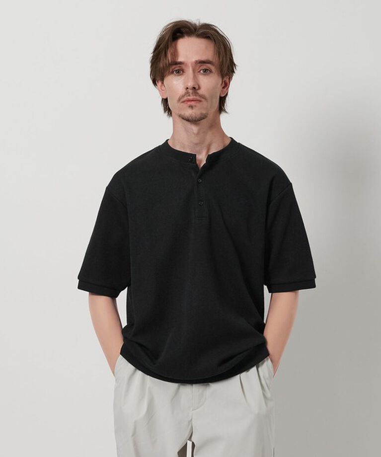 BEAUTY&YOUTH UNITED ARROWS「ダブルフェイス ジャージー ヘンリーネック カットソー」|Tシャツ・カットソー|