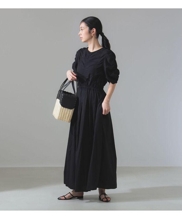 Demi-Luxe BEAMS 「ne Quittez pas / ドビー シャーリング ワンピース」|ワンピース|