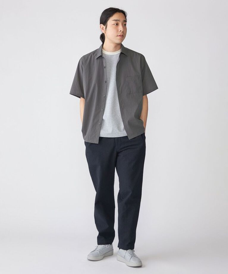 SHIPS「SHIPS:〈吸水速乾〉Micro Dot Air(R) レギュラーカラー ショートスリーブ シャツ」|シャツ・ブラウス|
