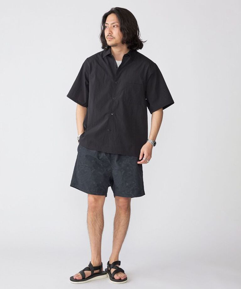 SHIPS「SHIPS:〈吸水速乾〉Micro Dot Air(R) レギュラーカラー ショートスリーブ シャツ」|シャツ・ブラウス|