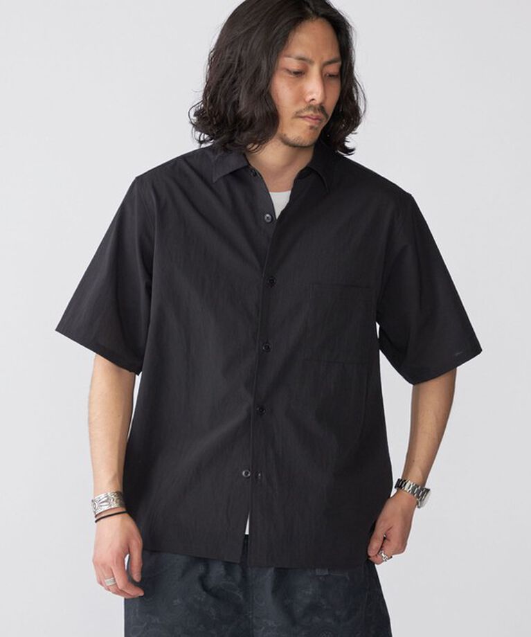 SHIPS「SHIPS:〈吸水速乾〉Micro Dot Air(R) レギュラーカラー ショートスリーブ シャツ」|シャツ・ブラウス|