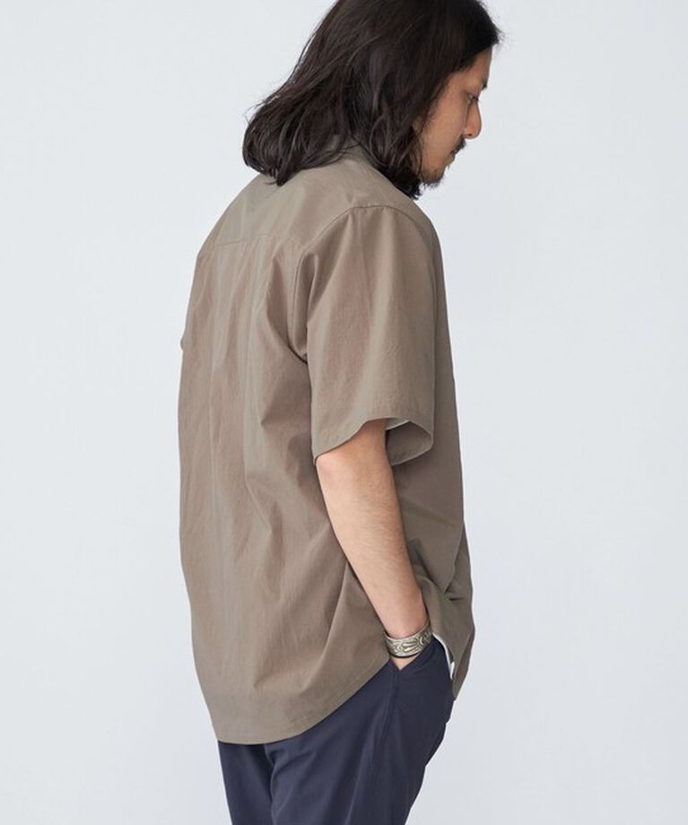 SHIPS「SHIPS:〈吸水速乾〉Micro Dot Air(R) レギュラーカラー ショートスリーブ シャツ」|シャツ・ブラウス|