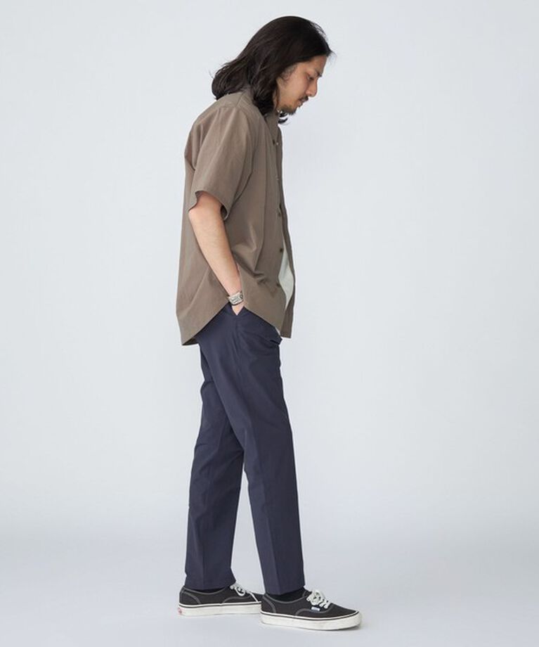 SHIPS「SHIPS:〈吸水速乾〉Micro Dot Air(R) レギュラーカラー ショートスリーブ シャツ」|シャツ・ブラウス|