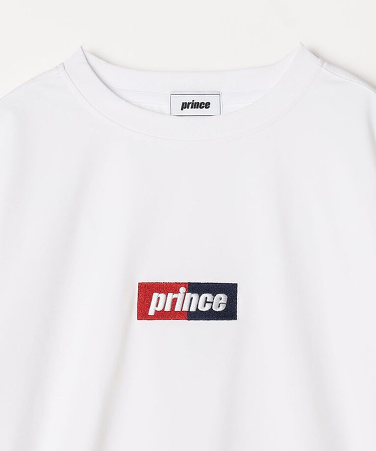 SHIPS any「【SHIPS any別注】prince:〈吸水速乾/UVカット/遮熱〉ボックス ロゴ 刺繍 スピンドル Tシャツ◇」|Tシャツ・カットソー|