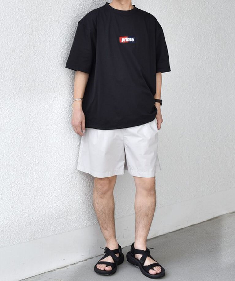 SHIPS any「【SHIPS any別注】prince:〈吸水速乾/UVカット/遮熱〉ボックス ロゴ 刺繍 スピンドル Tシャツ◇」|Tシャツ・カットソー|