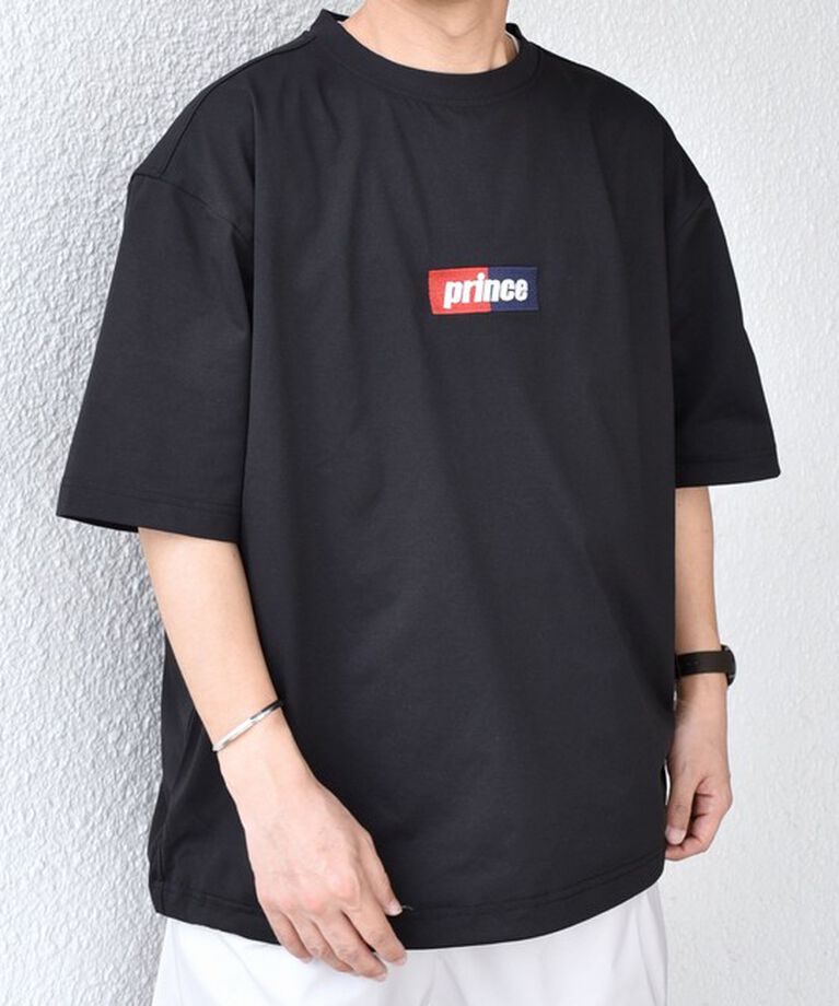 SHIPS any「【SHIPS any別注】prince:〈吸水速乾/UVカット/遮熱〉ボックス ロゴ 刺繍 スピンドル Tシャツ◇」|Tシャツ・カットソー|