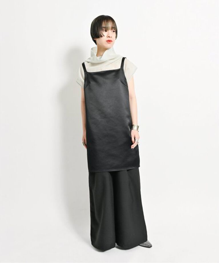  「HEAVY SATIN MINI DRESS：ワンピース」|ワンピース|