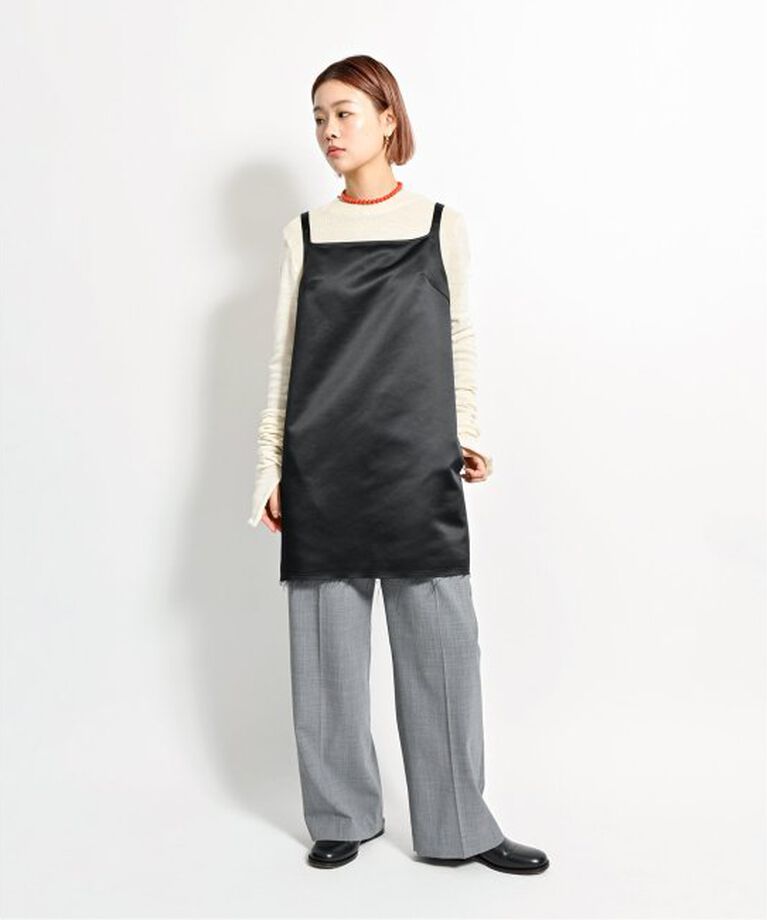  「HEAVY SATIN MINI DRESS：ワンピース」|ワンピース|