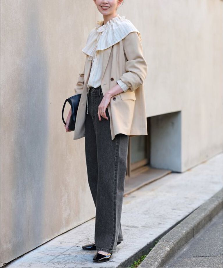 SLOBE IENA「《追加》LE DENIM ストレートパンツ」|デニム|