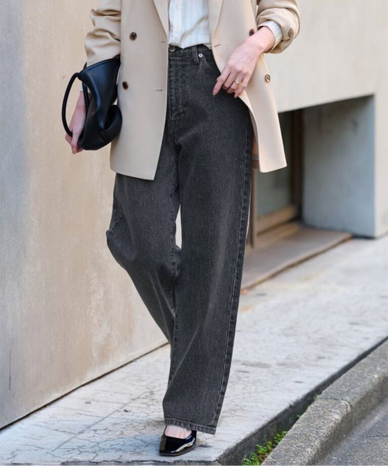 SLOBE IENA「《追加》LE DENIM ストレートパンツ」|デニム|