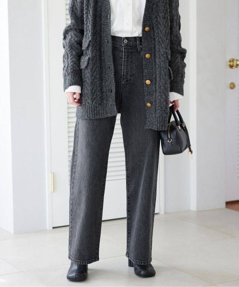 SLOBE IENA「《追加》LE DENIM ストレートパンツ」|デニム|