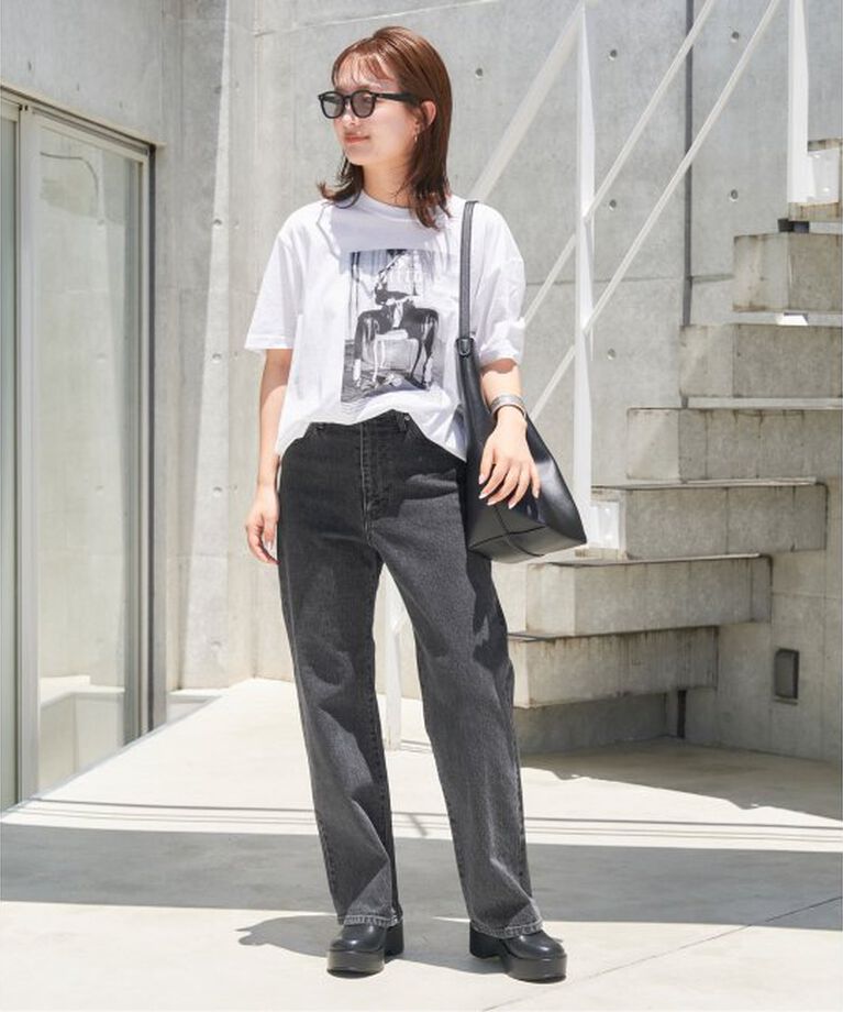 SLOBE IENA「《追加》LE DENIM ストレートパンツ」|デニム|