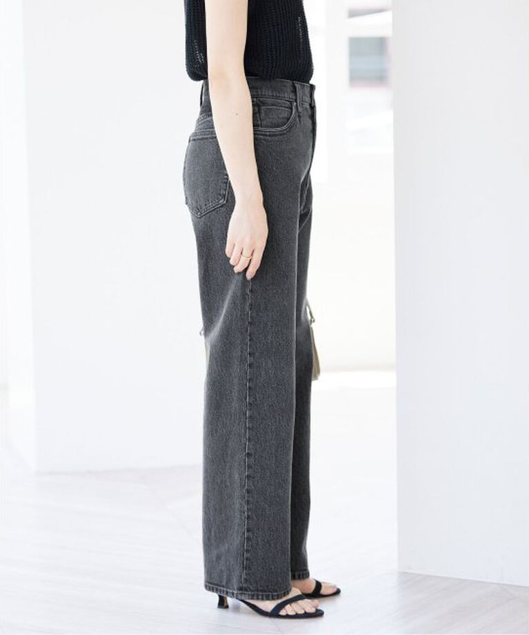 SLOBE IENA「《追加》LE DENIM ストレートパンツ」|デニム|