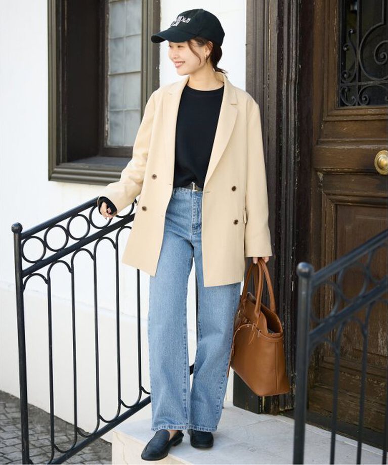 SLOBE IENA「《追加》LE DENIM ストレートパンツ」|デニム|