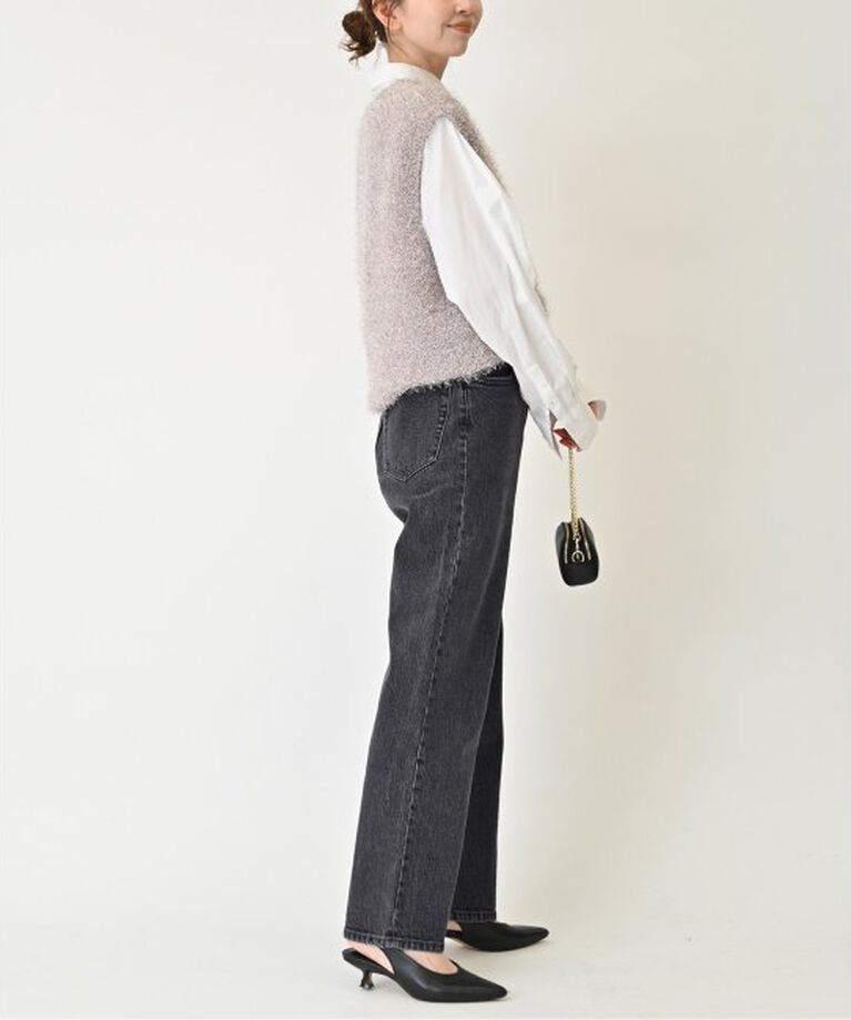 SLOBE IENA「《追加》LE DENIM ストレートパンツ」|デニム|