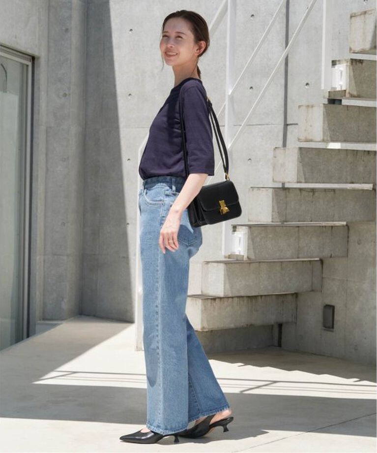 SLOBE IENA「《追加》LE DENIM ストレートパンツ」|デニム|