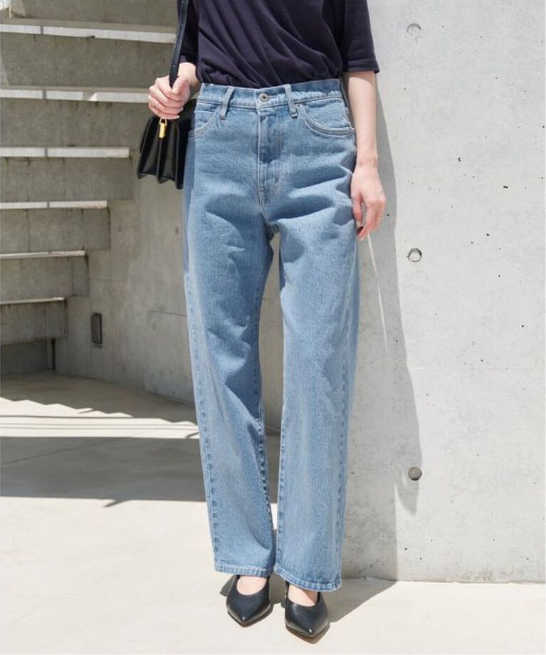 SLOBE IENA「《追加》LE DENIM ストレートパンツ」|デニム|