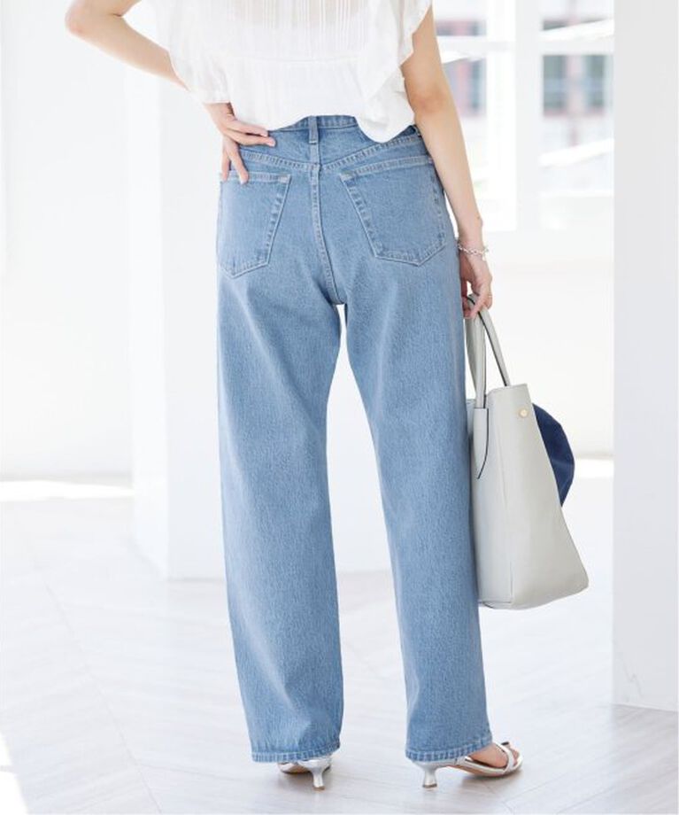 SLOBE IENA「《追加》LE DENIM ストレートパンツ」|デニム|