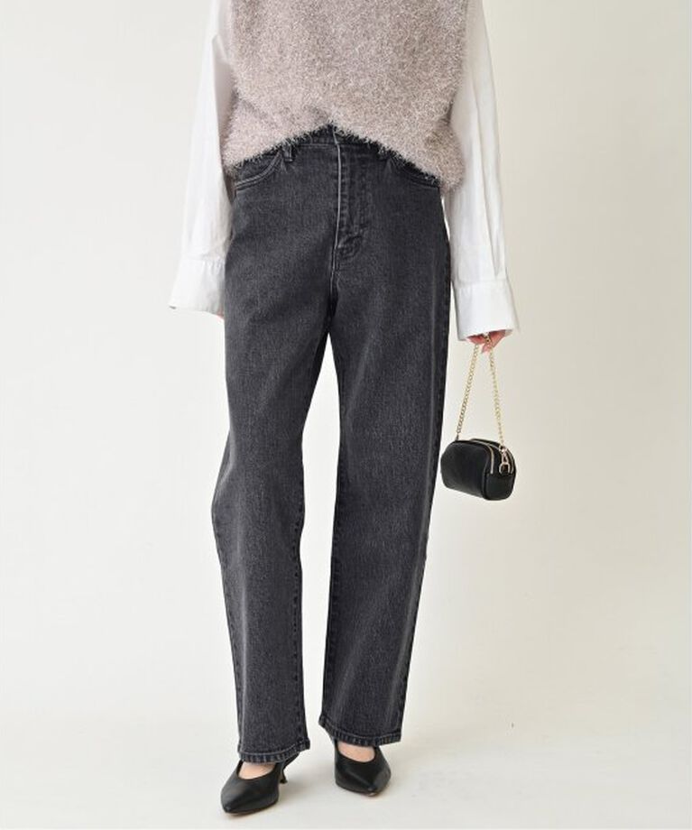 SLOBE IENA「《追加》LE DENIM ストレートパンツ」|デニム|