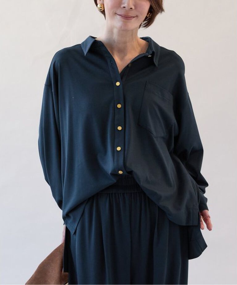 VERMEIL par iena「stretch jersey shirts」|Tシャツ・カットソー|