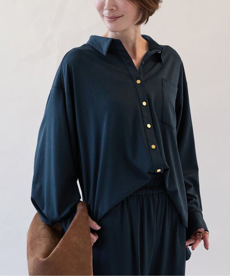 VERMEIL par iena「stretch jersey shirts」|Tシャツ・カットソー|